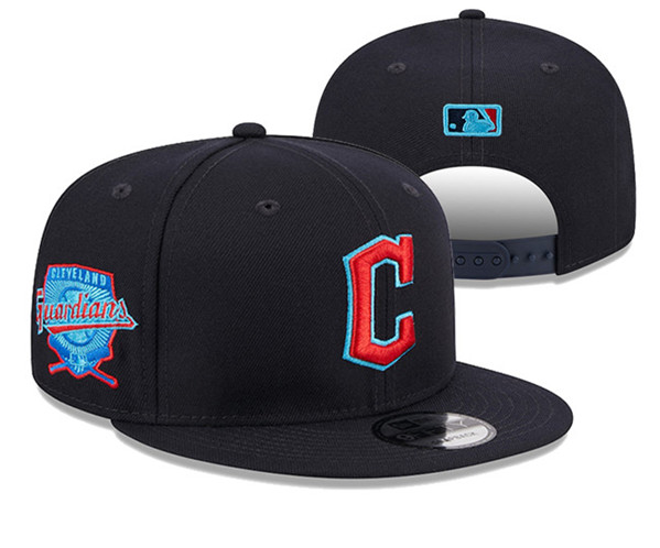 Cleveland Guardians Stitched Snapback Hats 016